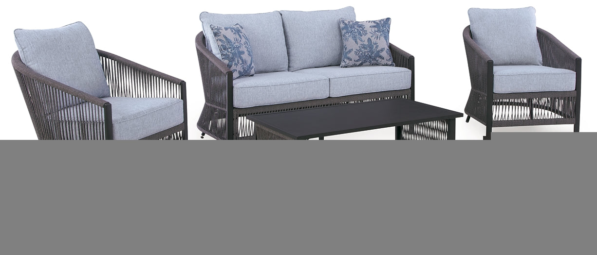 Bridges Beach Love/Chairs/Table Set (4/CN)