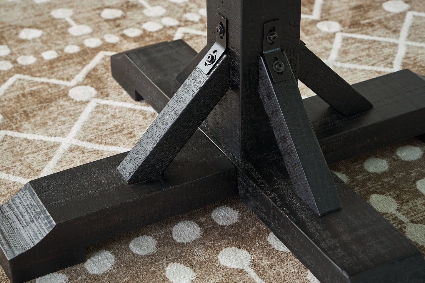 Valebeck Counter Height Dining Table and 4 Barstools