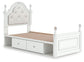 Kozlani Twin Upholstered Panel Storage Bed